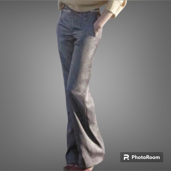 Anthropologie Pants - Anthropologie Elevenses Wide Leg Lined Pants Trouser Grey Sz 10